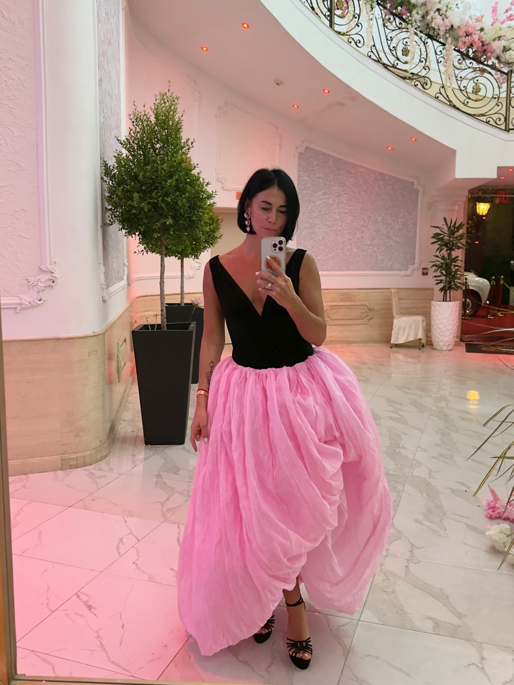 Selezza London Voluminous Pink Skirt size XS-S